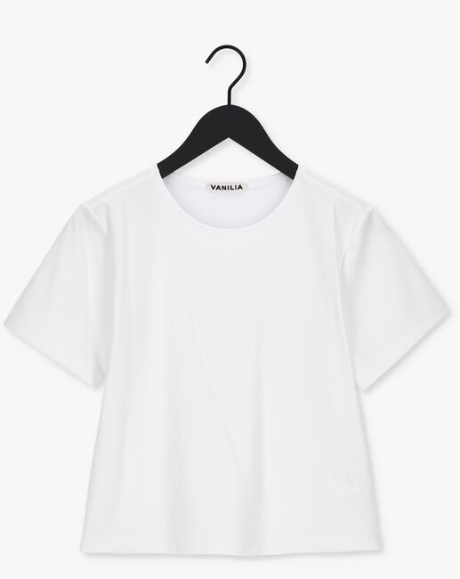 Weiße VANILIA T-shirt STRETCH UNI TEE - large