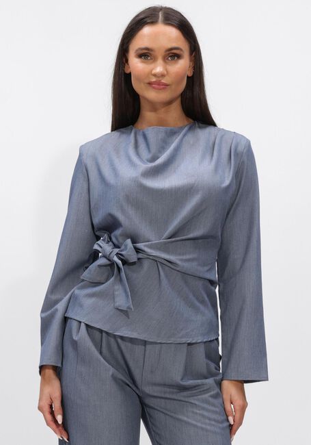 Blaue CO'COUTURE Blusen TENGA PLEAT BLOUSE - large