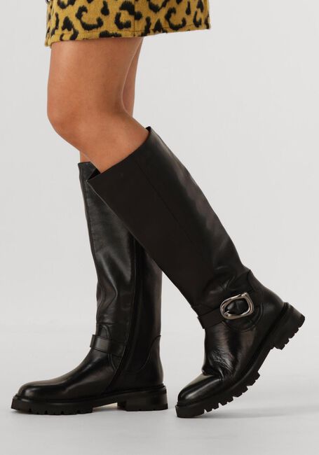 Schwarze STEFANO LAURAN Hohe Stiefel PE2053 - large