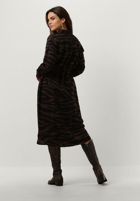 Braune OBJECT Midikleid OBJCIRA L/S SHIRT DRESS 129 - large