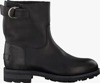 Schwarze SHABBIES Ankle Boots 181020032 - medium