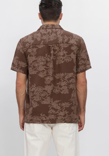 Braune ANERKJENDT Casual-Oberhemd AKLEANDER JACC SS SHIRT - large