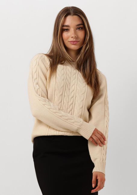 Weiße OBJECT Pullover OBJDORIS RE LS KNIT PULLOVER - large