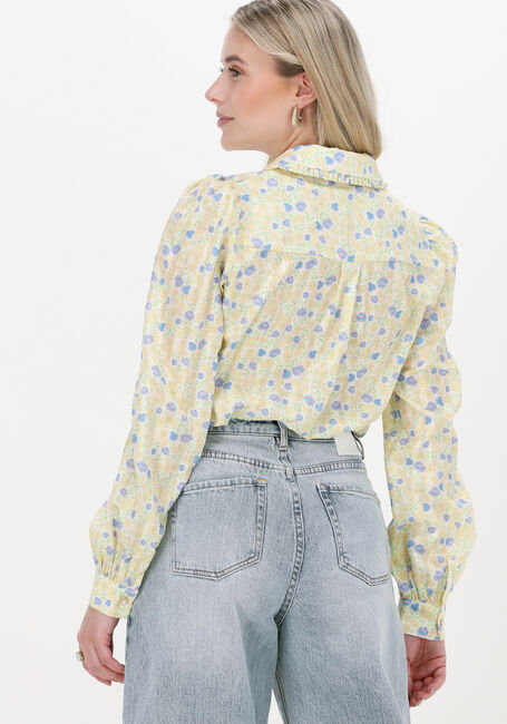 Gelbe NA-KD Blusen BUTTON UP COLLAR BLOUSE - large
