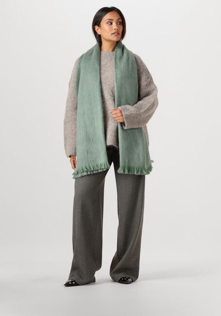 Grüne ALPACA LOCA Schal DOUBLE SCARF - large