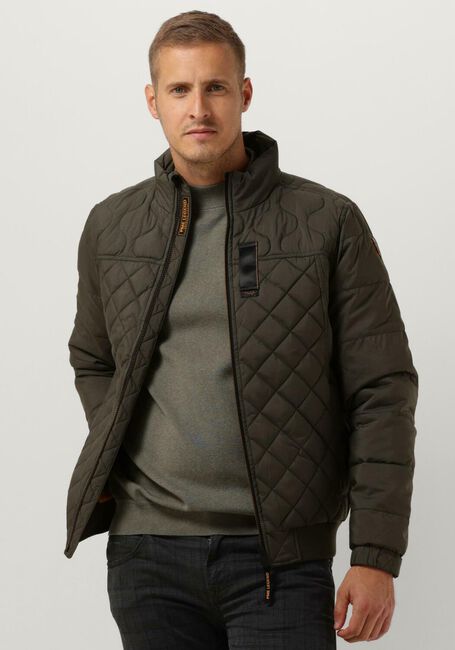 Grüne PME LEGEND Wattierte Jack BOMBER JACKET CARGO GLIDER 4.0 BRIGHTSTER - large