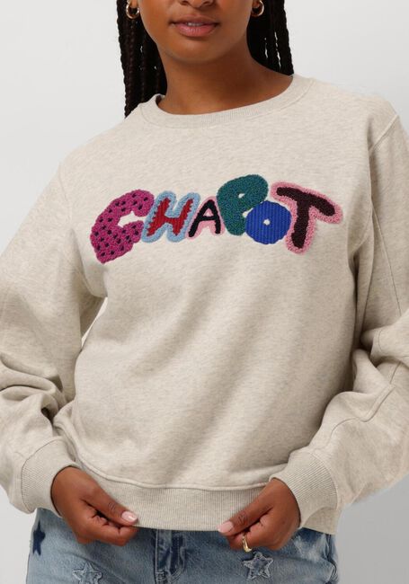 Ecru FABIENNE CHAPOT Sweatshirt PAM MULTI MIX SWEATER - large