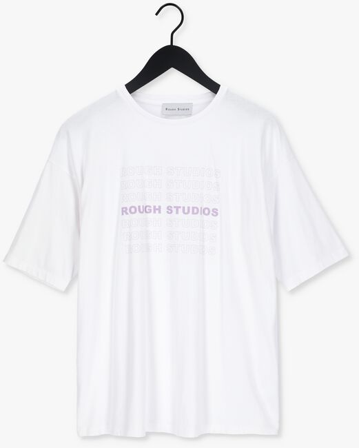 Weiße ROUGH STUDIOS T-shirt BRIXTON TEE - large