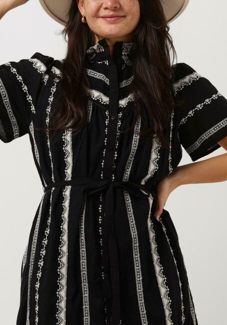 Schwarze SUNCOO Minikleid CHALVA - large