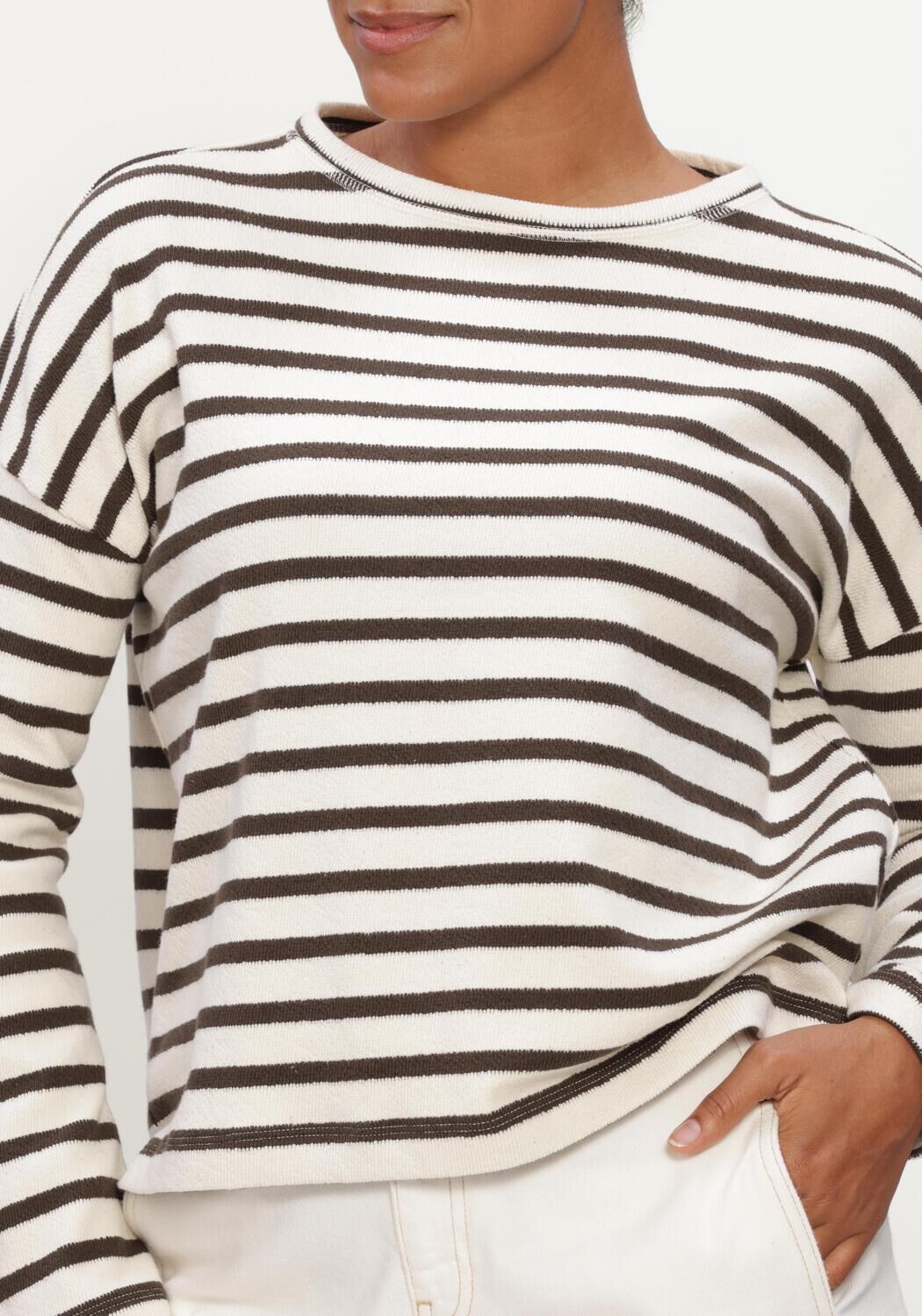 Braune PENN & INK Pullover W26T1313 - large