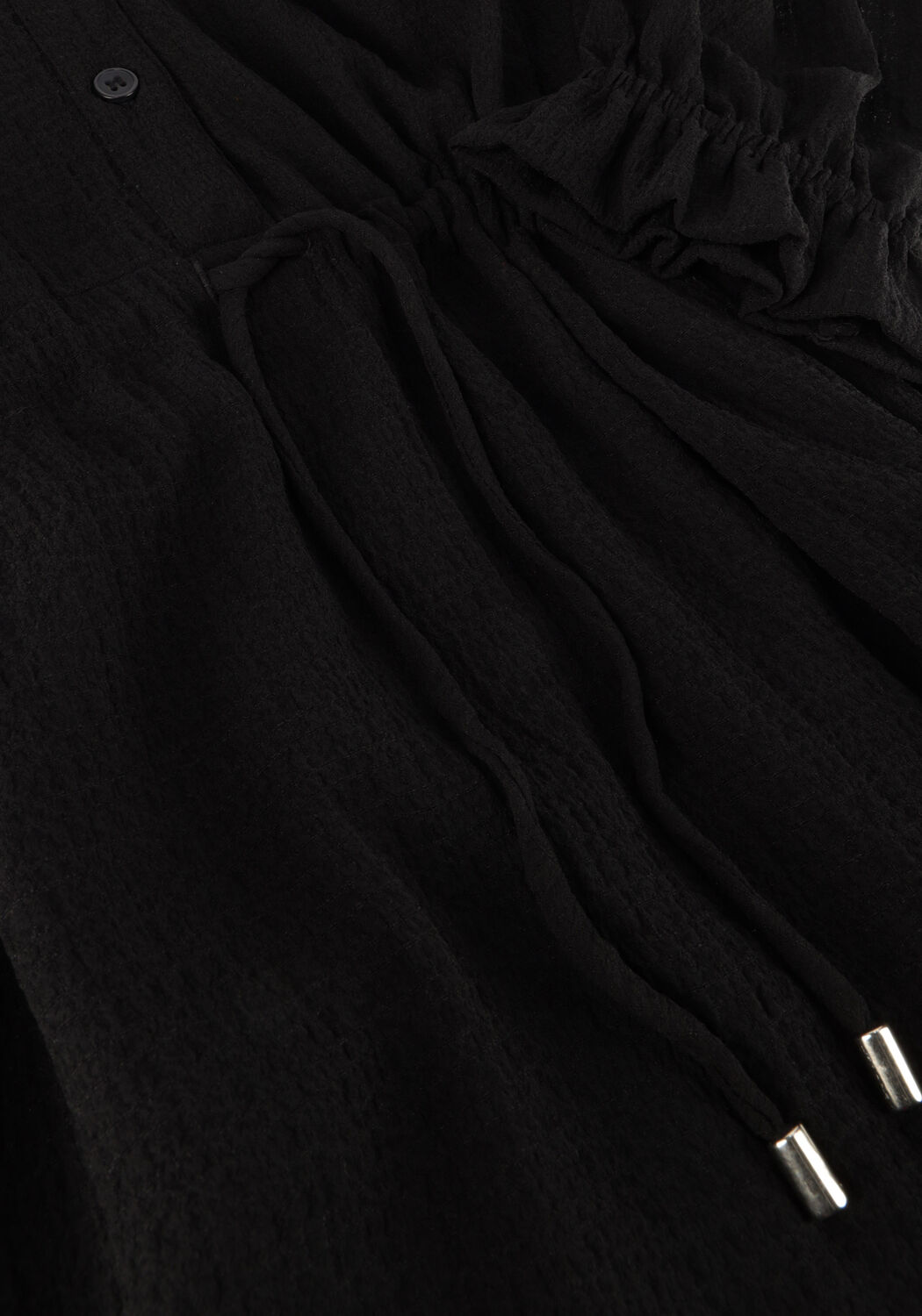 Schwarze ALIX THE LABEL Minikleid LADIES WOVEN STRUCTURED CHIFFON DRESS - large