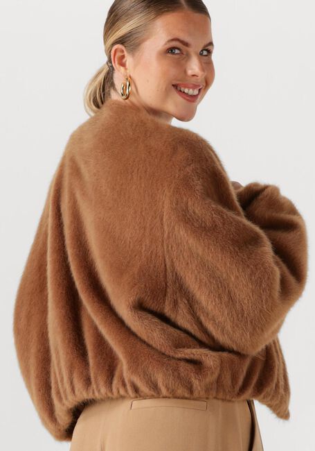 Braune OMODA ATELIER Fake-Fur-Jack OM-JANE JACKET - large
