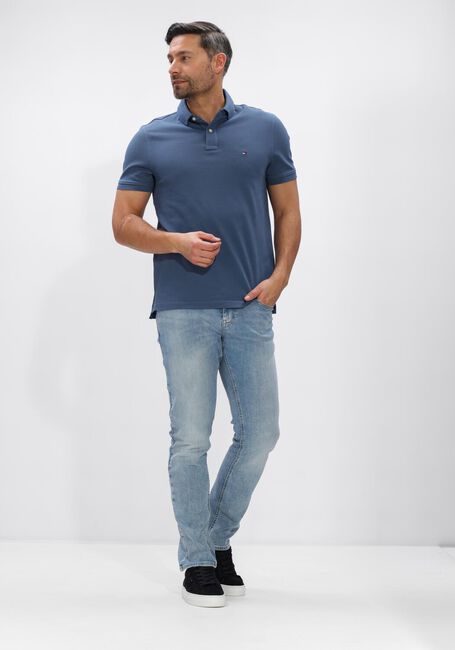 Blaue TOMMY HILFIGER Polo-Shirt 1985 REGULAR POLO - large