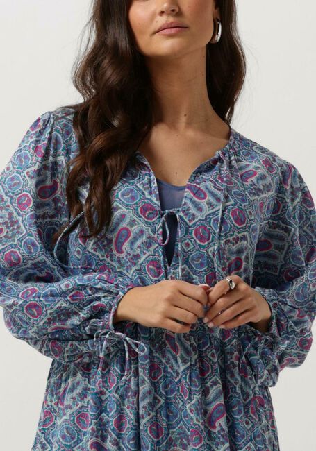 Mehrfarbige/Bunte ANTIK BATIK Maxikleid ZENA LONG DRESS - large