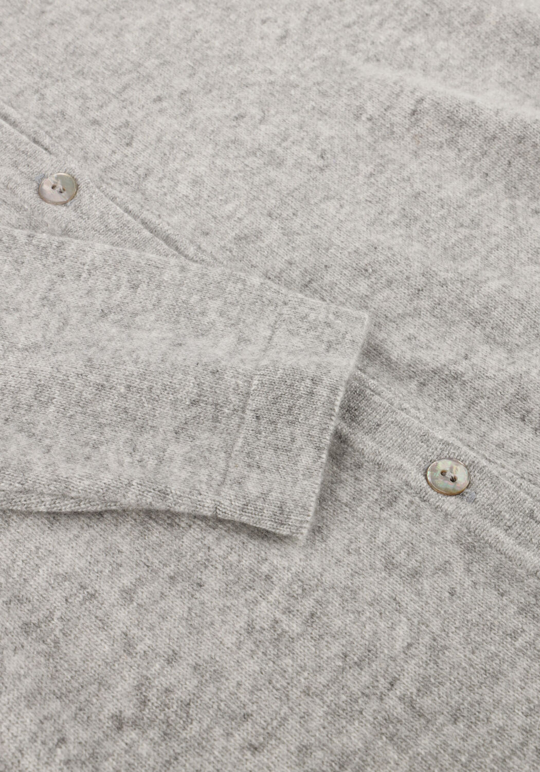 Hellgrau RESORT FINEST Strickjacke POLO SHORT CARDIGAN - large