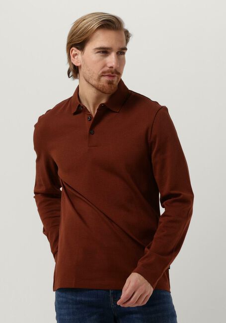 Braune BOSS BLACK Polo-Shirt PLEINS 31 - large