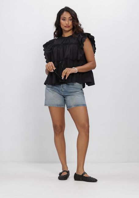 Blaue G-STAR RAW Kurze Hosen JETT HIGH SHORT CLEAN EDGE WMN - large