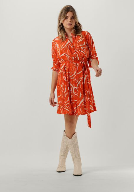 Orangene SELECTED FEMME Minikleid SLFSIRINE 3/4 SHORT SHIRT DRESS - large