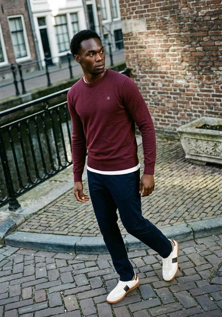 Rote SCOTCH & SODA Sweatshirt ESSENTIAL VISCOSE SWEATER - large