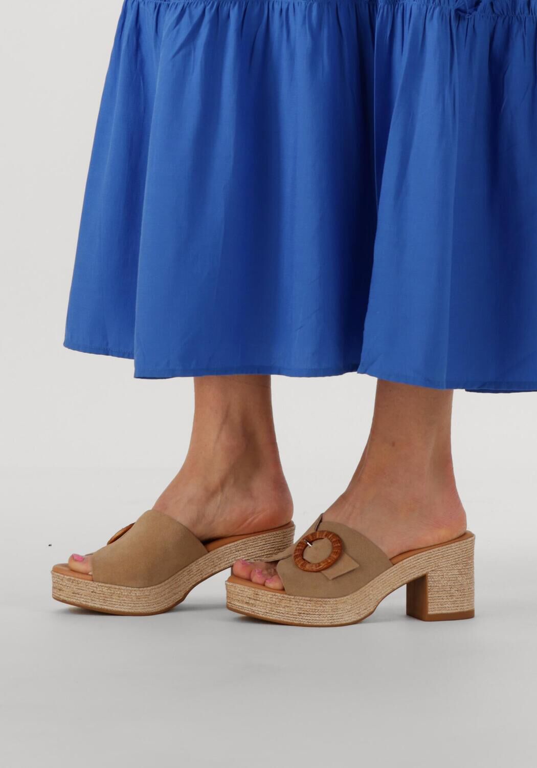 Taupe STEFANO LAURAN Sandaletten mit Absatz 2503 - large