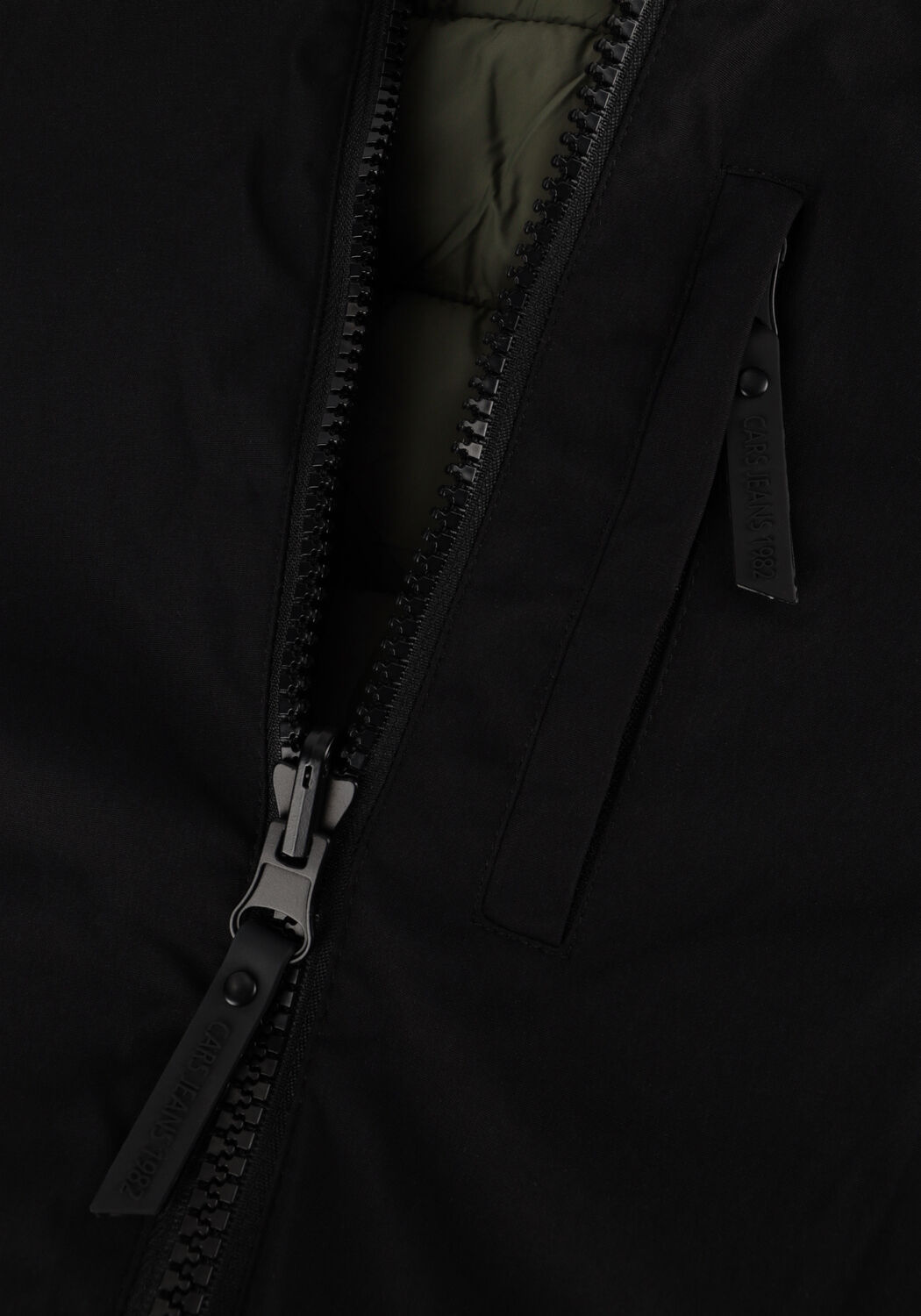 Gr&uuml;ne CARS JEANS Wattierte Jack RUSTHAR - large