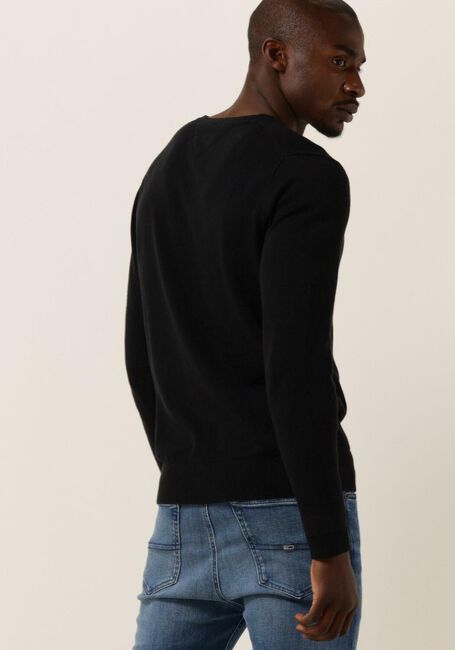 Schwarze TOMMY HILFIGER Pullover CORE COTTON-SILK VNECK - large