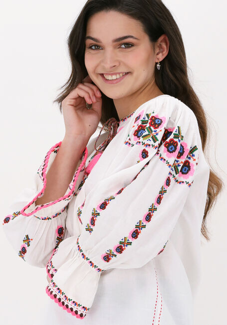 Weiße ANTIK BATIK Blusen MILDA BLOUSE - large