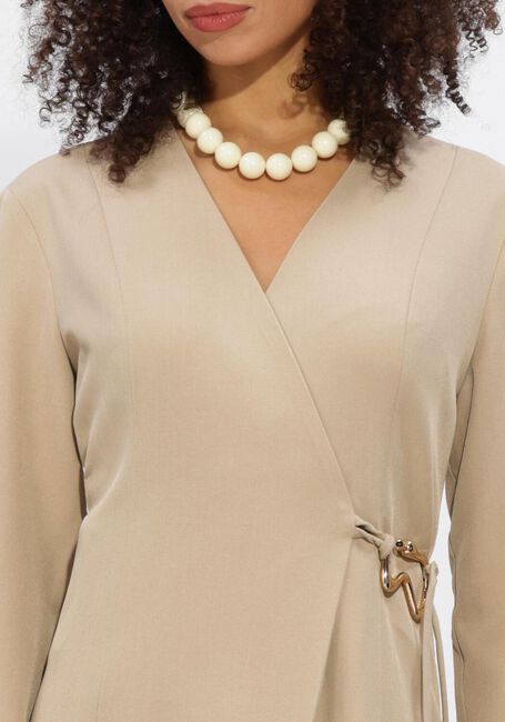 Beige NOTRE-V Minikleid NV-HYLKJE - large