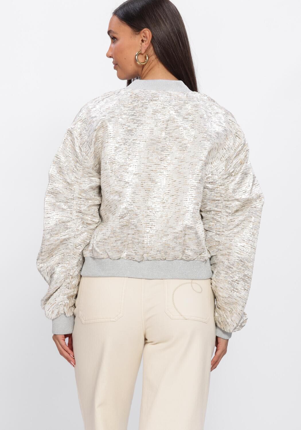 Silberne NUKUS Jack BABETTE BOMBER - large