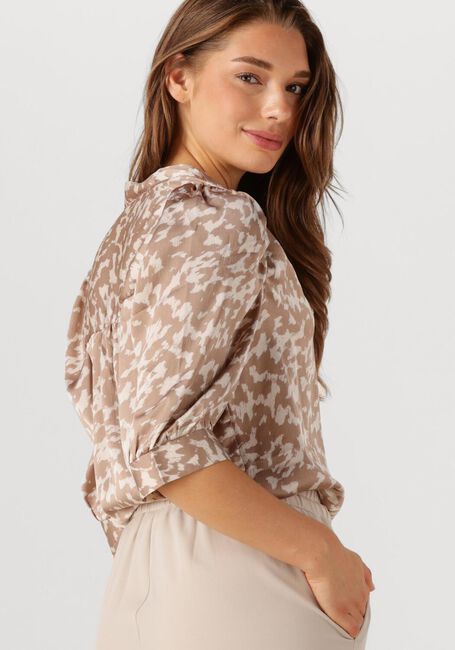 Sand NEO NOIR Blusen ROELLA GRAPHIC FADE BLOUSE - large