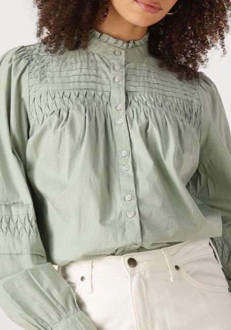 Grüne Y.A.S. Blusen YASCREAMA LS SHIRT S. - large