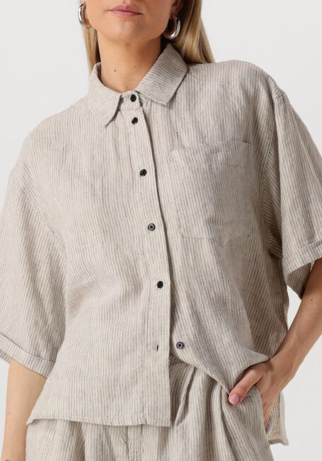 Graue WITHBLACK Blusen WBLWILLOW SS SHIRT - large