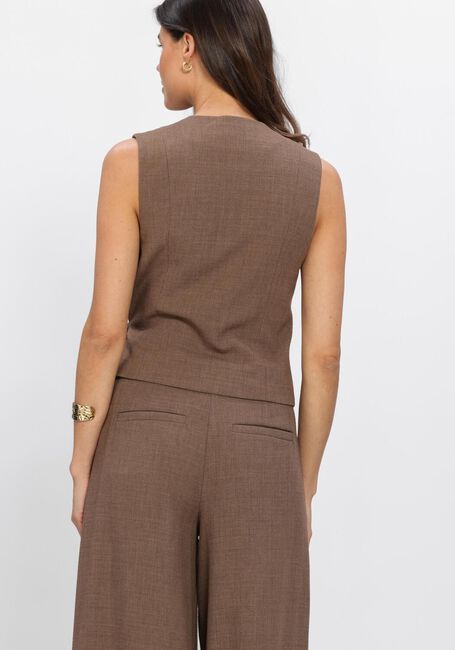Braune MSCH COPENHAGEN Top MSCHDARINA WAISTCOAT - large