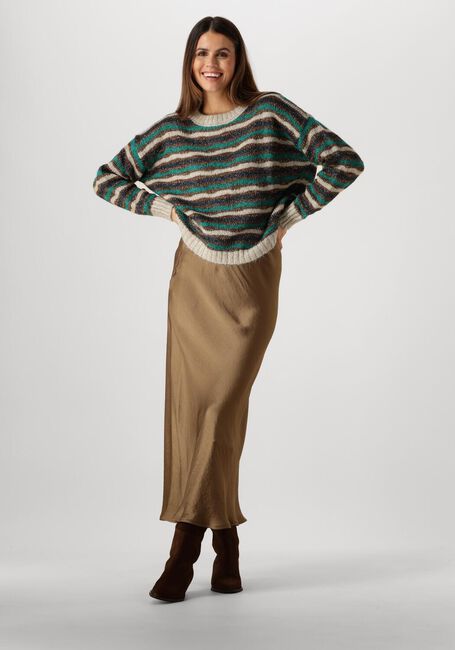 Mehrfarbige/Bunte SUMMUM Pullover SWEATER MULTI COLOUR ALPACA LUREX KNIT - large