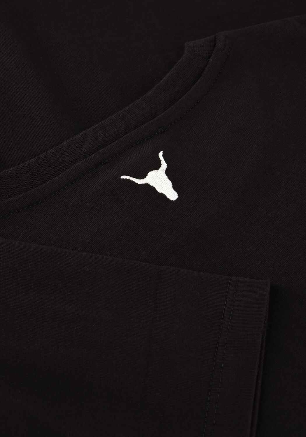 Schwarze ALIX THE LABEL T-shirt LADIES KNITTED BASIC THE LABEL T-SHIRT - large