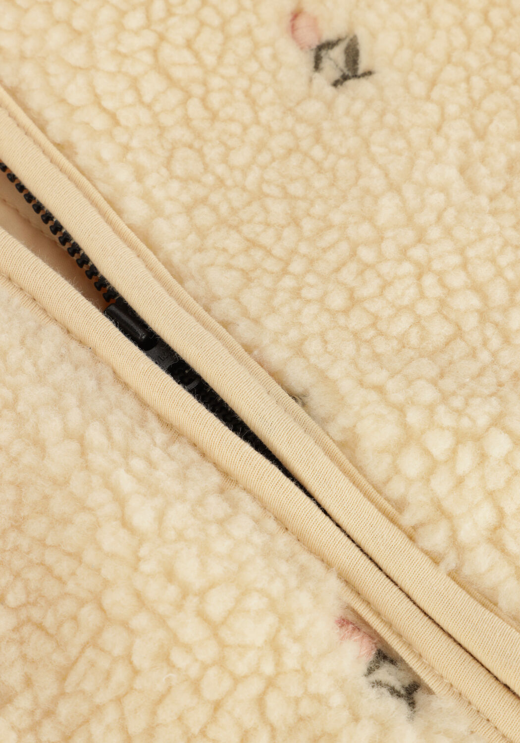 Ecru LIL' ATELIER Sommerjacken NBFNALO LOOSE SHERPA JACKET LIL - large