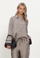 Beige NEO NOIR Polo-Shirt MISTAN PATTERN SHIRT