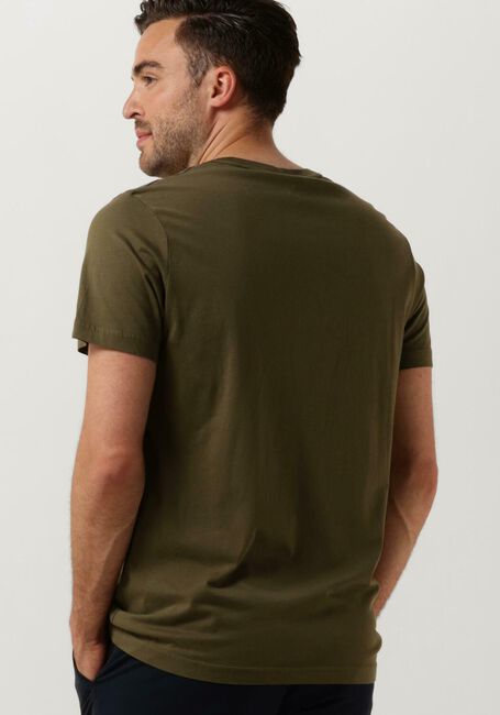 Grüne PME LEGEND T-shirt SHORT SLEEVE R-NECK SINGLE JERSEY LW PLAY - large