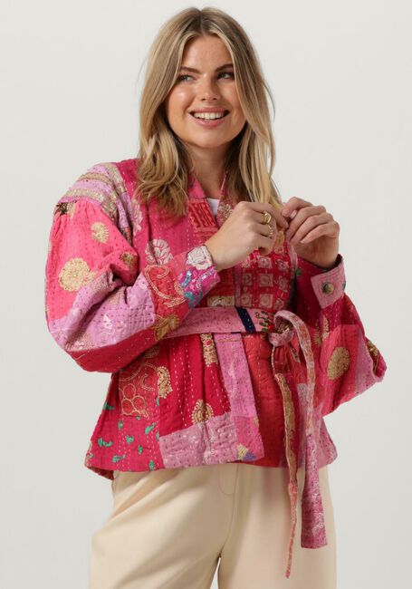 Rosane SISSEL EDELBO Kimono AURORA EMBROIDERY PATCHWORK JACKET - large