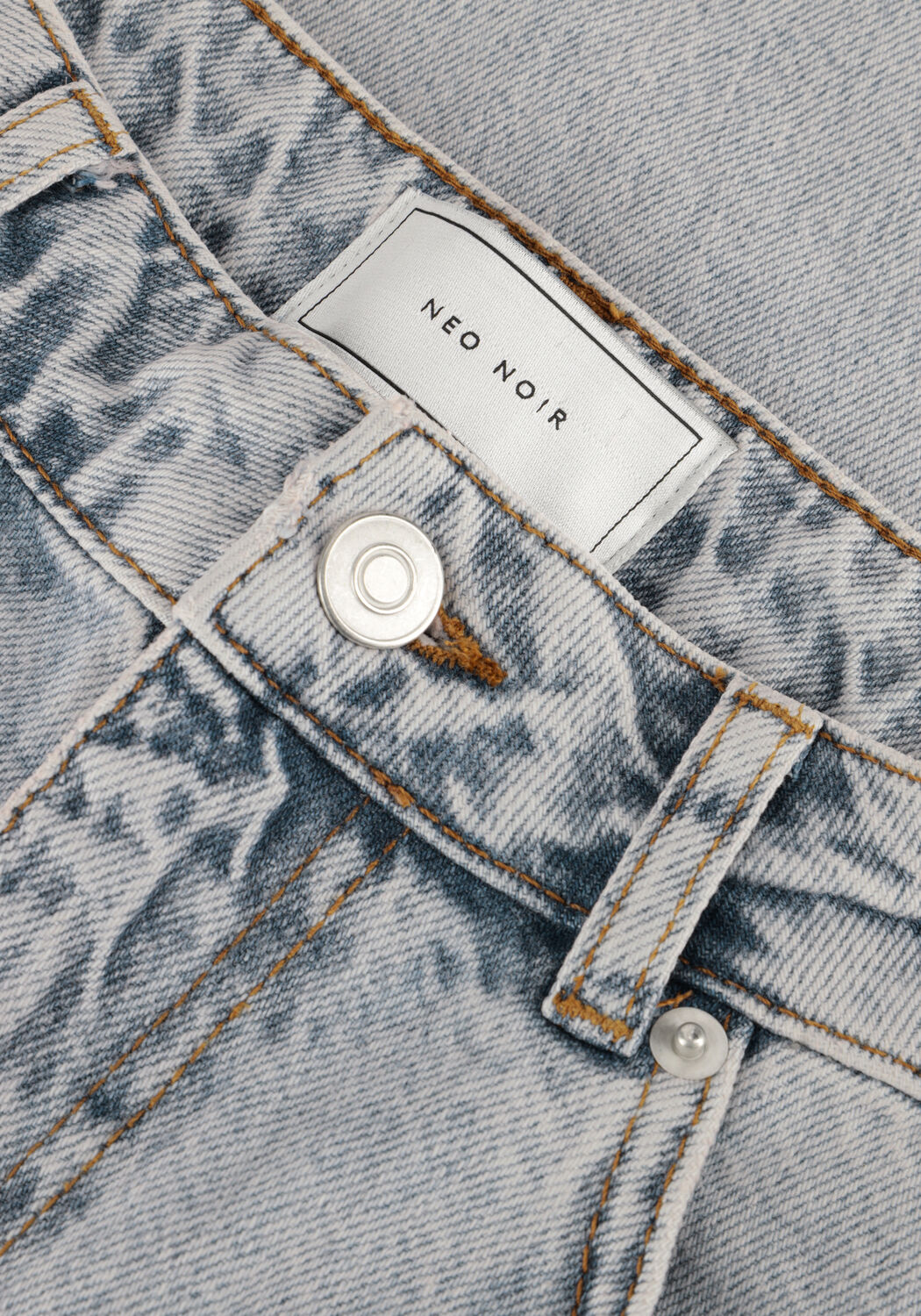 Blaue NEO NOIR Wide jeans SIMONA D PANTS - large