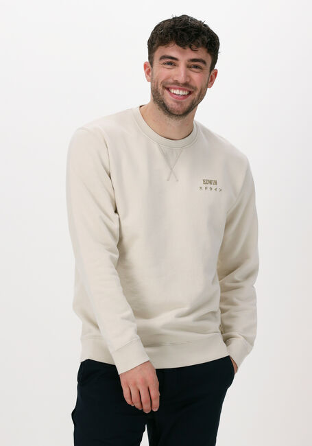 Grüne EDWIN Sweatshirt BASE CREW SWEAT - large