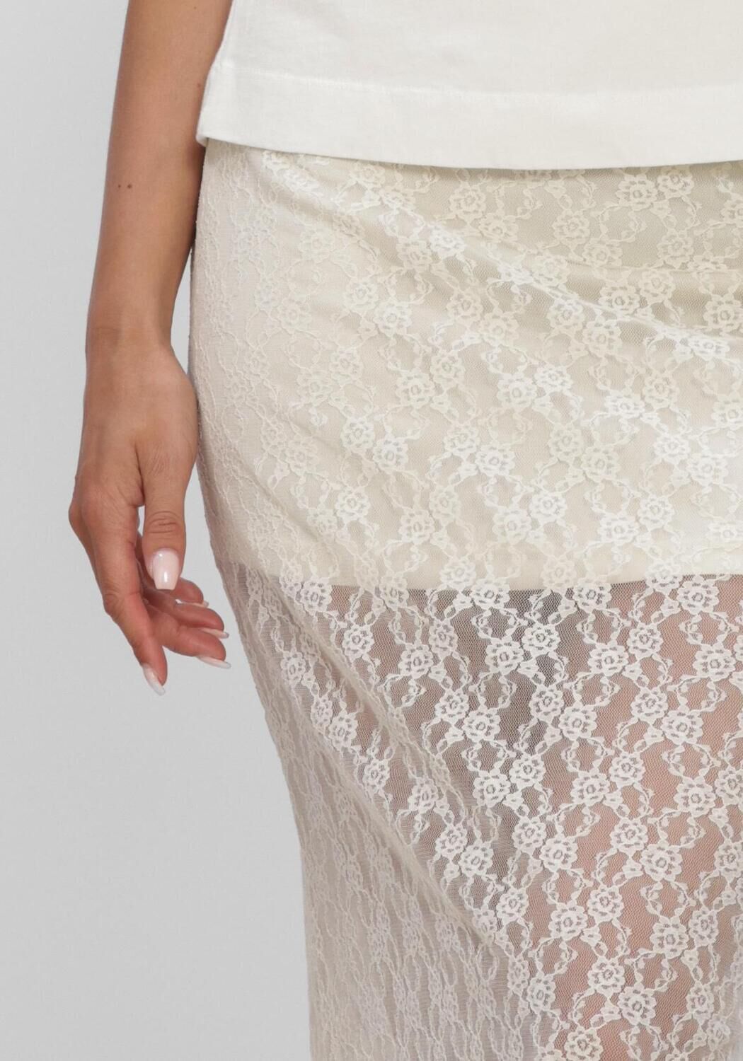 Rote Y.A.S. Maxirock YASKARINAHW LONG LACE SKIRT KA - large