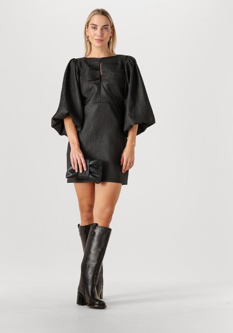 Schwarze BY-BAR Minikleid MIMI BUBBLE DRESS - large