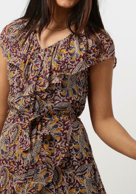 Braune AAIKO Midikleid ESMEE ORIENTAL VIS 520 - large