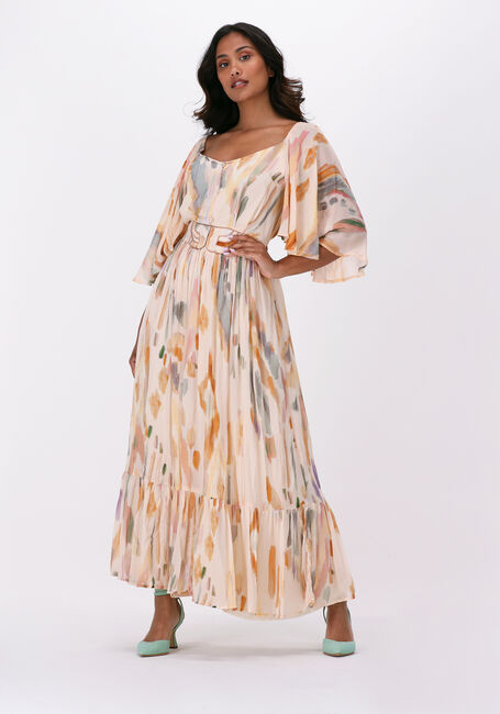 Mehrfarbige/Bunte LOUIZON Maxikleid TODA ROBE - large