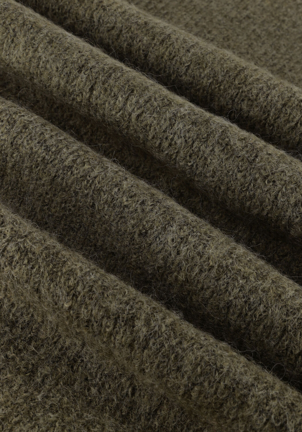 Gr&uuml;ne SELECTED WOMEN Midikleid SLFMALINE LS KNIT DRESSHIGH NECK - large