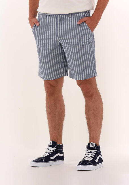 Blaue ANERKJENDT Kurze Hose AKLT JOHN STRIPE SHORTS - large