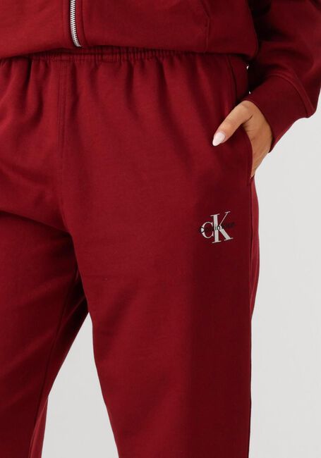 Bordeaux CALVIN KLEIN Jogginghose MONOLOGO FRENCH TERRY JOGGER - large