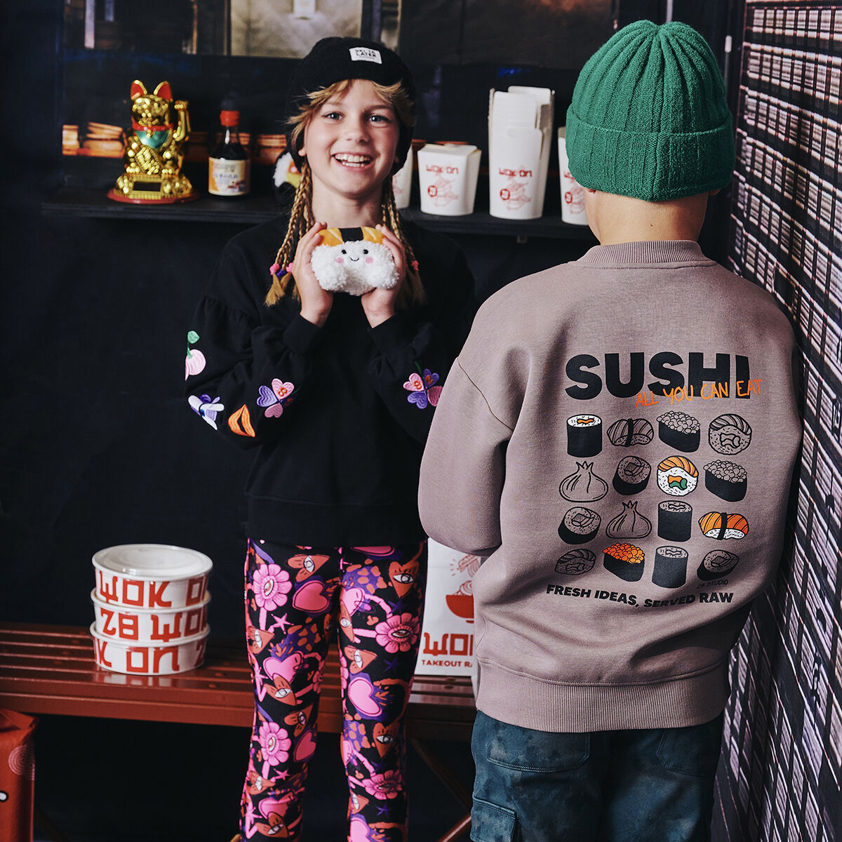 Mehrfarbige/Bunte Z8 Legging MELANIE - large