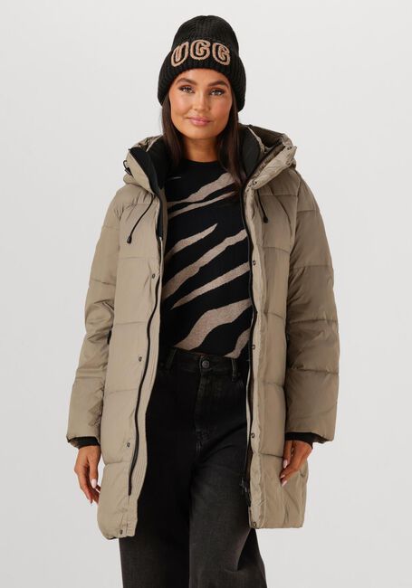 Taupe WITHBLACK Wattierte Jack WBLABBY 3/4 PUFFER JACKET - large